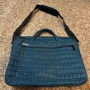 Deep green Keepwe laptop bag.  Beautiful color! Great condition.